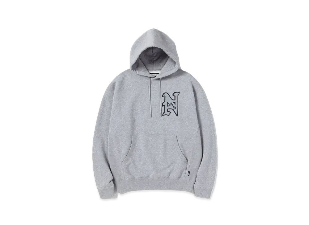 NEIGHBORHOOD College-S Hooded LS . CO "Gray"