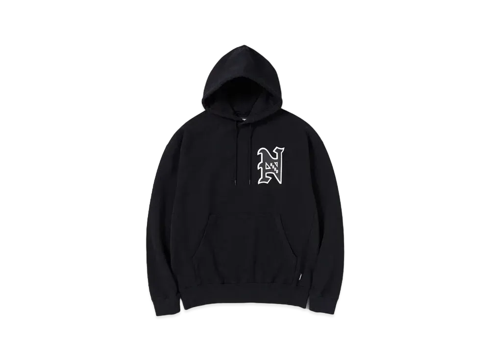 NEIGHBORHOOD College-S Hooded LS . CO "Black"
