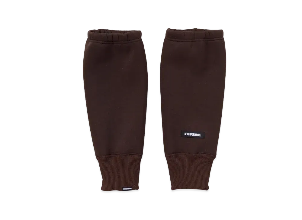 NEIGHBORHOOD Smooth / E-Arm Warmer "Brown"