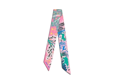Hermes Sous Le Charme D'Orphee Baguette Twilly "Rose/Bleu/Noir"