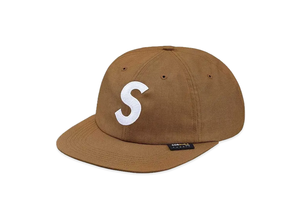 Supreme Cordura S Logo 6-Panel "Sand"