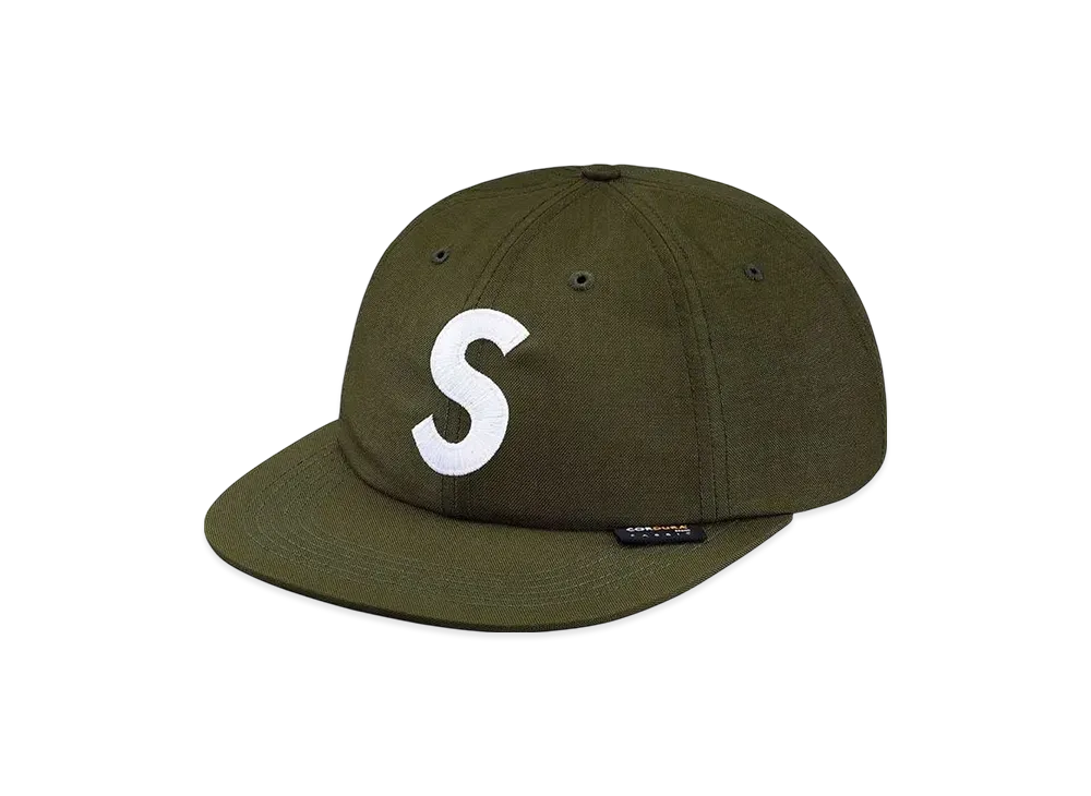 Supreme Cordura S Logo 6-Panel "Olive"