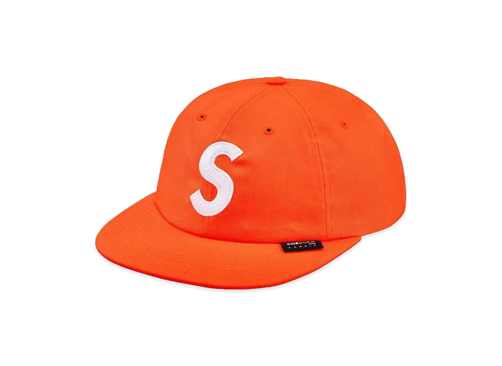 Supreme Cordura S Logo 6-Panel "Neon Orange"