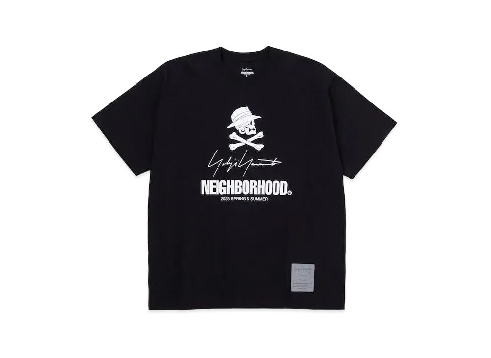 NEIGHBORHOOD x Yohji Yamamoto POUR HOMME YN . Crewneck SS-2 . CO "Black"