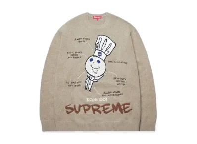 Supreme x Mitchell & Ness Doughboy Sweater "Beige"