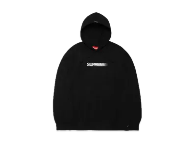 Supreme Motion Logo Hooded Sweatshirt "Black" (20SS)