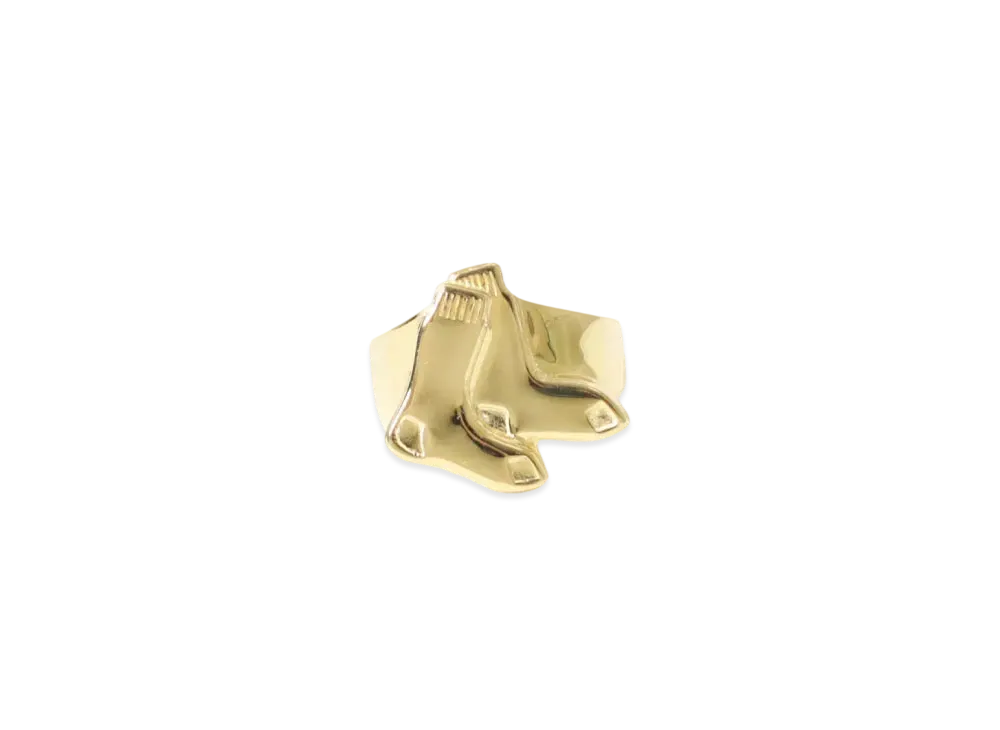 Needles x Beams Boy MLB Collection "Boston Red Sox" Ring "Gold"