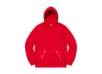 Supreme Tonal Webbing Hooded Sweatshirt "Red"