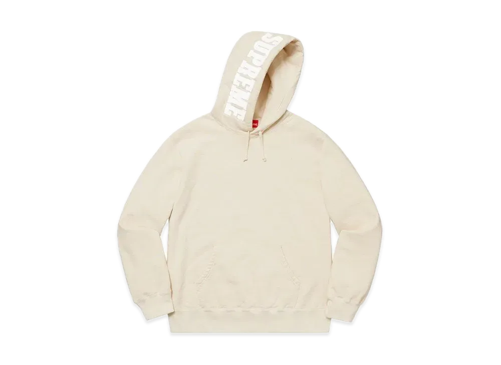 Supreme Mirrored Logo Hooded Sweatshirt "Natural"