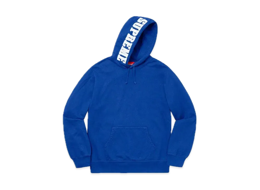 Supreme Mirrored Logo Hooded Sweatshirt "Royal"