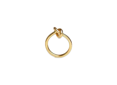CELINE Knot Ring In Brass with Gold Finish "Gold"