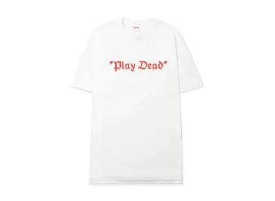 Supreme Play Dead Tee "White"