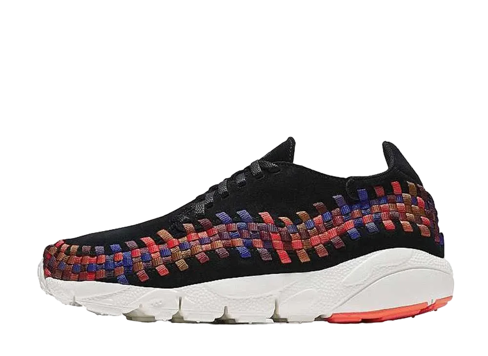 ナイキ エアフットスケープ ウーブン "ブラック レインボー"
