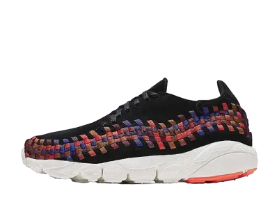 ナイキ エアフットスケープ ウーブン "ブラック レインボー"