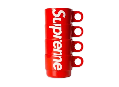 Supreme Stacking Cups (Set of 4) "Red"