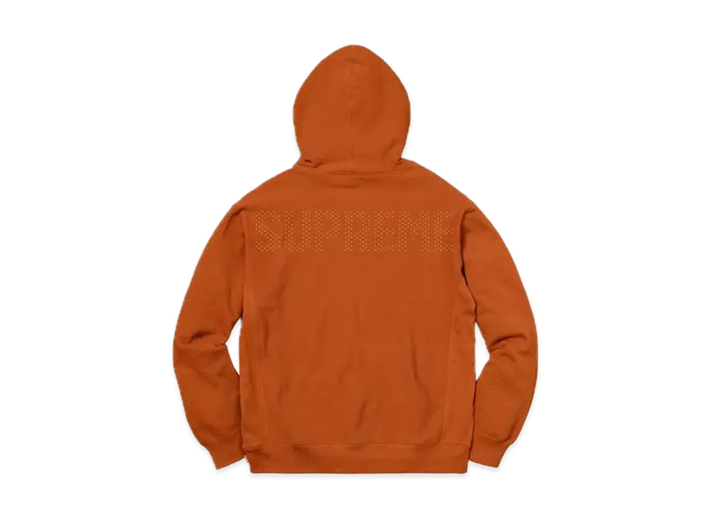 Supreme Studded Hooded Sweatshirt "Copper"