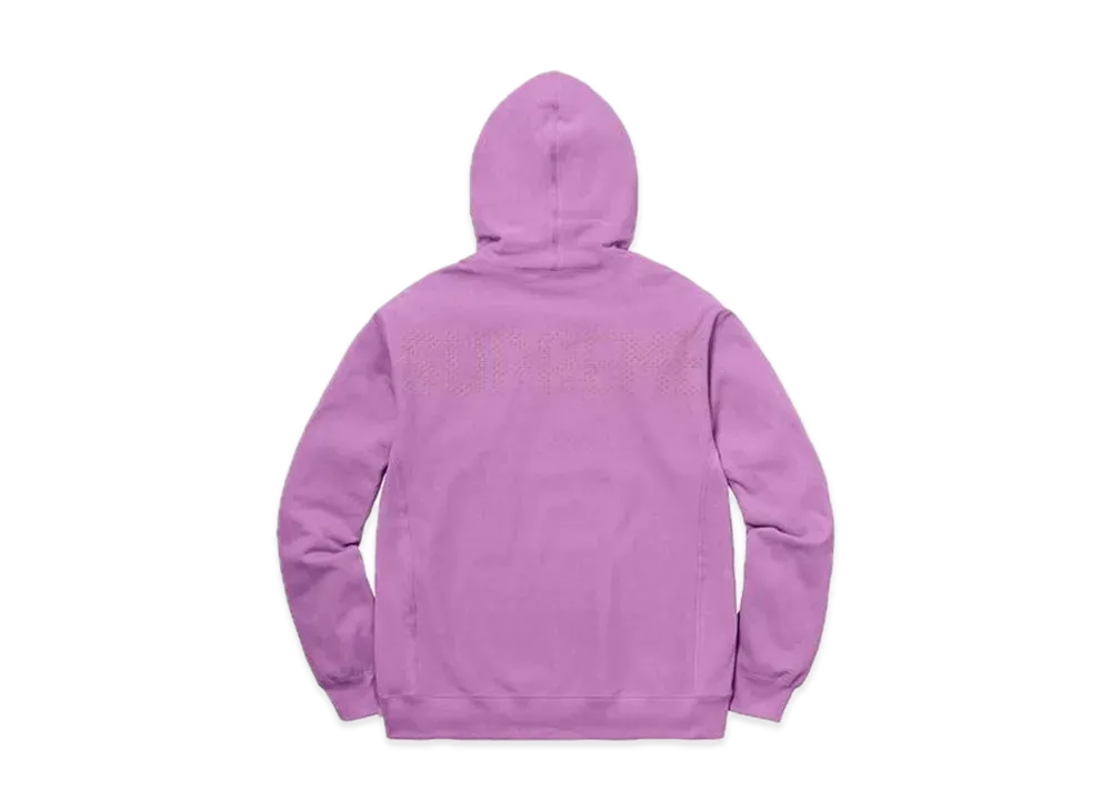 Supreme Studded Hooded Sweatshirt "Violet"