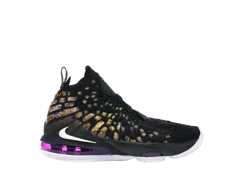 ナイキ GS レブロン17 レイカーズ "ブラック" (キッズ)