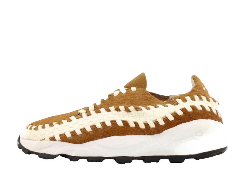 ナイキ エアフットケープ ウーブン ハイドアウト "ブラウン/ホワイト"