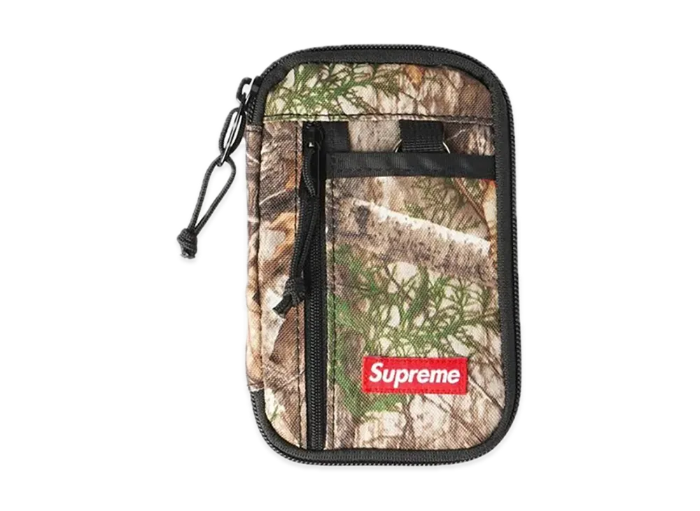 Supreme 19FW Small Zip Pouch "Real Tree Camo"