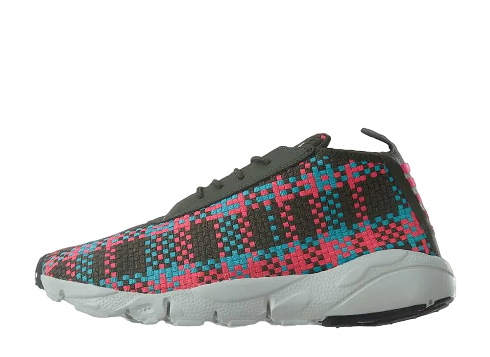 ナイキ エアフットケープ デザート チャッカ "カーゴ カーキ ハイパー ジェイド ハイパー ピンク アンバー"