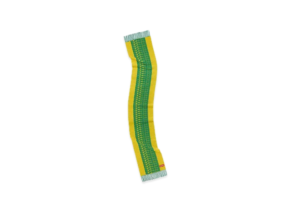 Supreme Logo Repeat Scarf "Yellow"