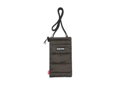 Supreme Puffer Neck Pouch "Black"