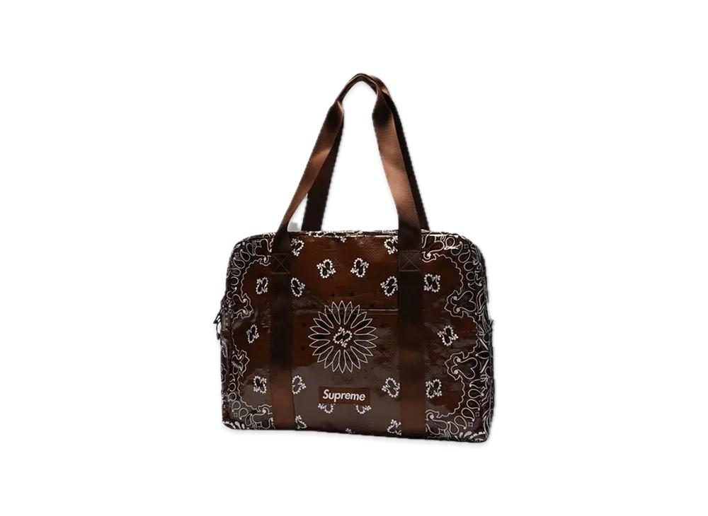 Supreme Bandana Tarp Small Duffle Bag 