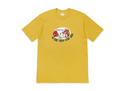 Supreme It Gets Better Every Time Tee "Acid Yellow"