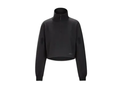 ARC'TERYX Women's System_A Lera Half Zip Neck Sweatshirt "Black" X000005710