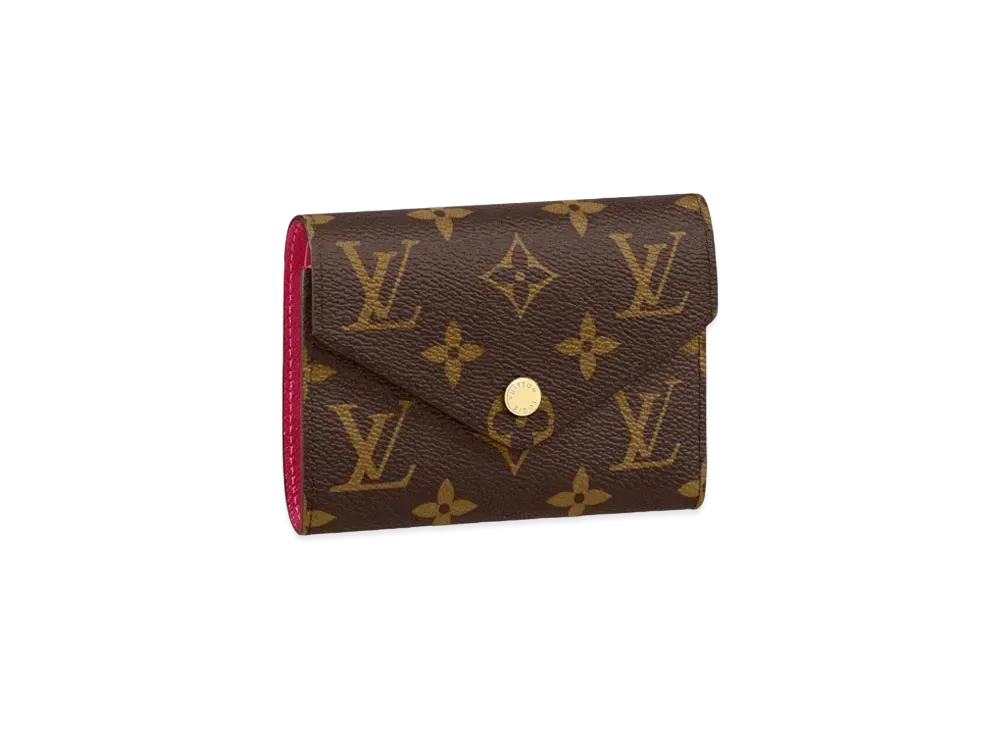 ルイヴィトン ポルトフォイユ・ヴィクトリーヌ モノグラム "フューシャ" M41938