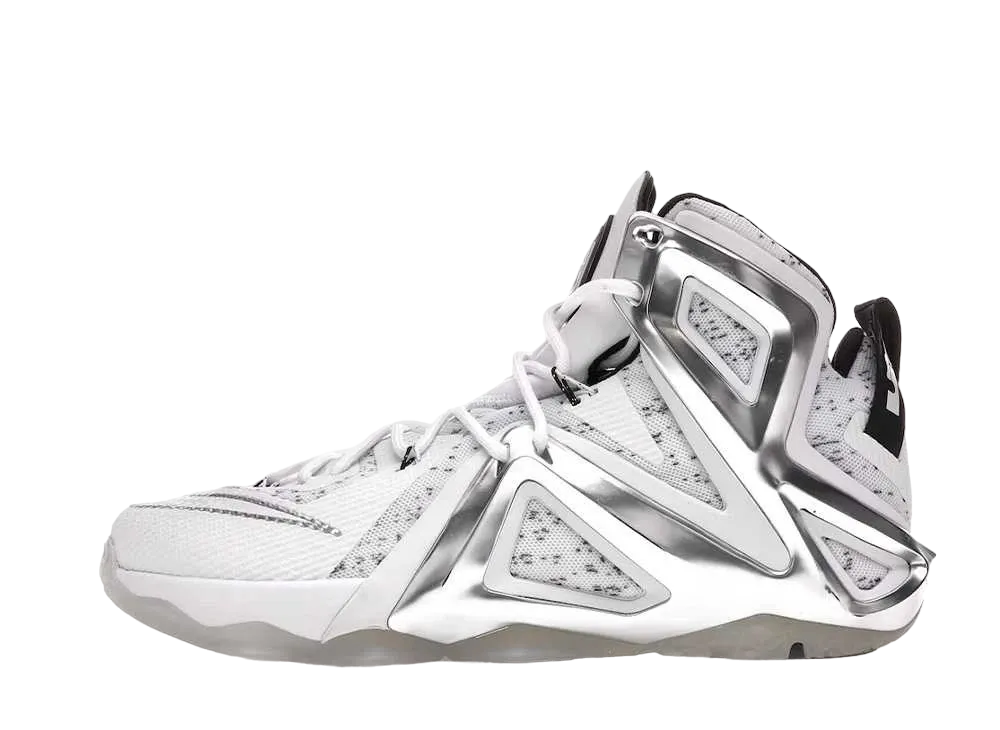 Pigalle × Nike LeBron 12 Elite SP "White/Metallic Silver"