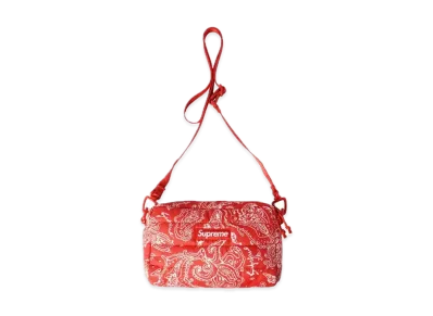 Supreme Puffer Side Bag "Red Paisley"