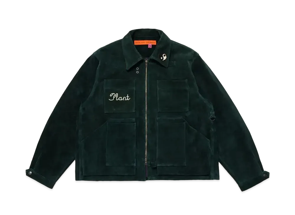 Cactus Plant Flea Market Suede Knowledge Jacket "Green"
