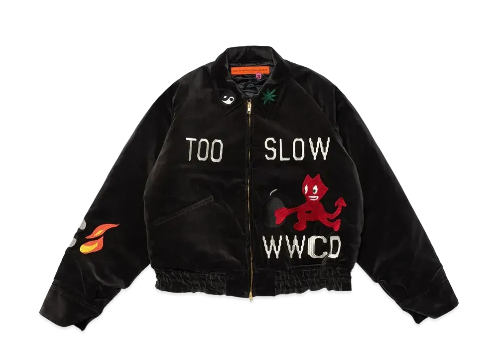 Cactus Plant Flea Market Too Slow Souvenir Jacket "Brown"