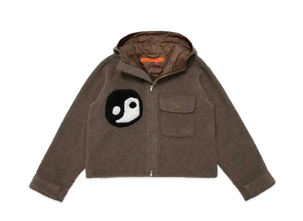 Cactus Plant Flea Market Fuzzy Balance Jacket "Brown"