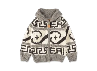 WIND AND SEA Cowichan Knit Outer "Beige"