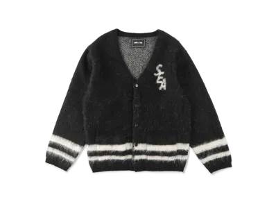 WIND AND SEA (S_E_A) Mohair Cardigan "Black"