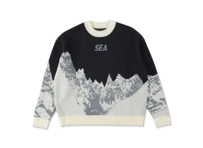 WIND AND SEA Mt Snow Sweater "Blue"