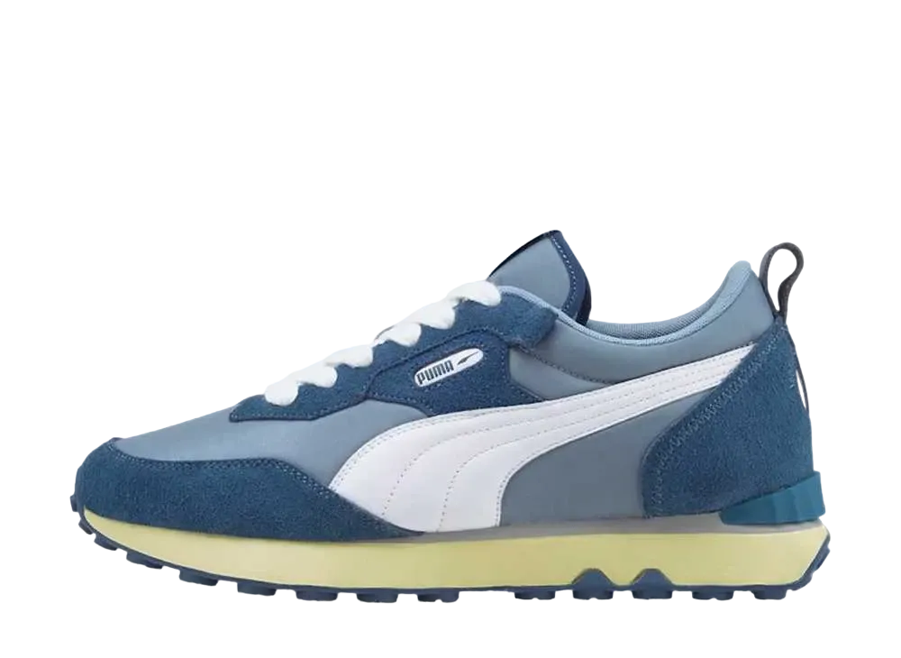 Ami × Puma Rider FV "Stellar Puma White/Faded Denim"