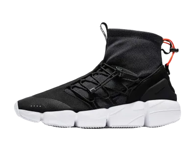 ナイキ エアフットスケープ ミッド ユーティリティ DM "ブラック セーフティ オレンジ"