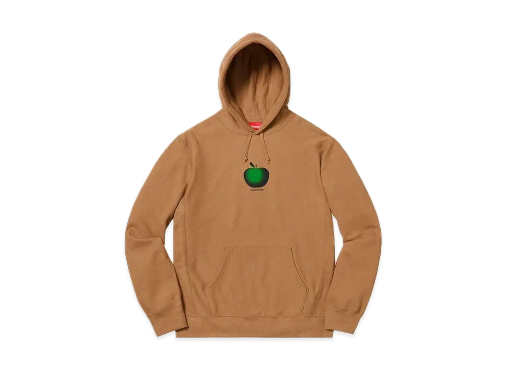 Supreme Apple Hooded Sweatshirt "Brown"