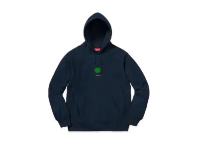 Supreme Apple Hooded Sweatshirt "Navy"
