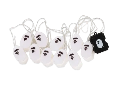 A BATHING APE Ape Head LED Garland Light "Clear"