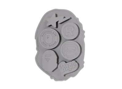 A BATHING APE Ape Head Silicon Ice Tray "Black"
