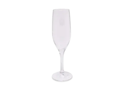 A BATHING APE Ape Head Champagne Glass "Clear"