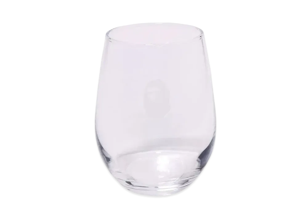 A BATHING APE Ape Head Tumbler "Clear"