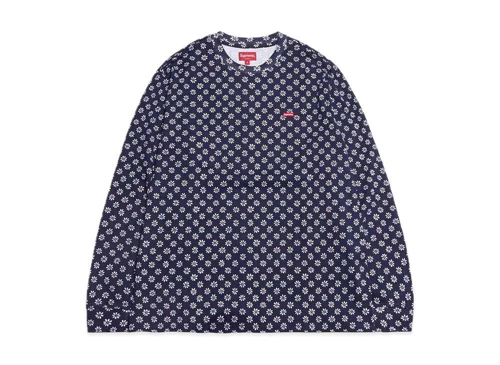 Supreme Small Box L/S Tee "Flowers"(22FW)