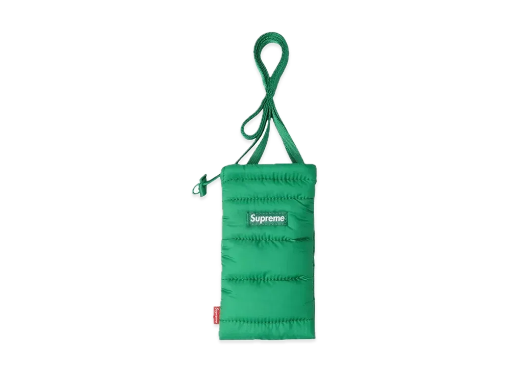 Supreme Puffer Neck Pouch "Green"