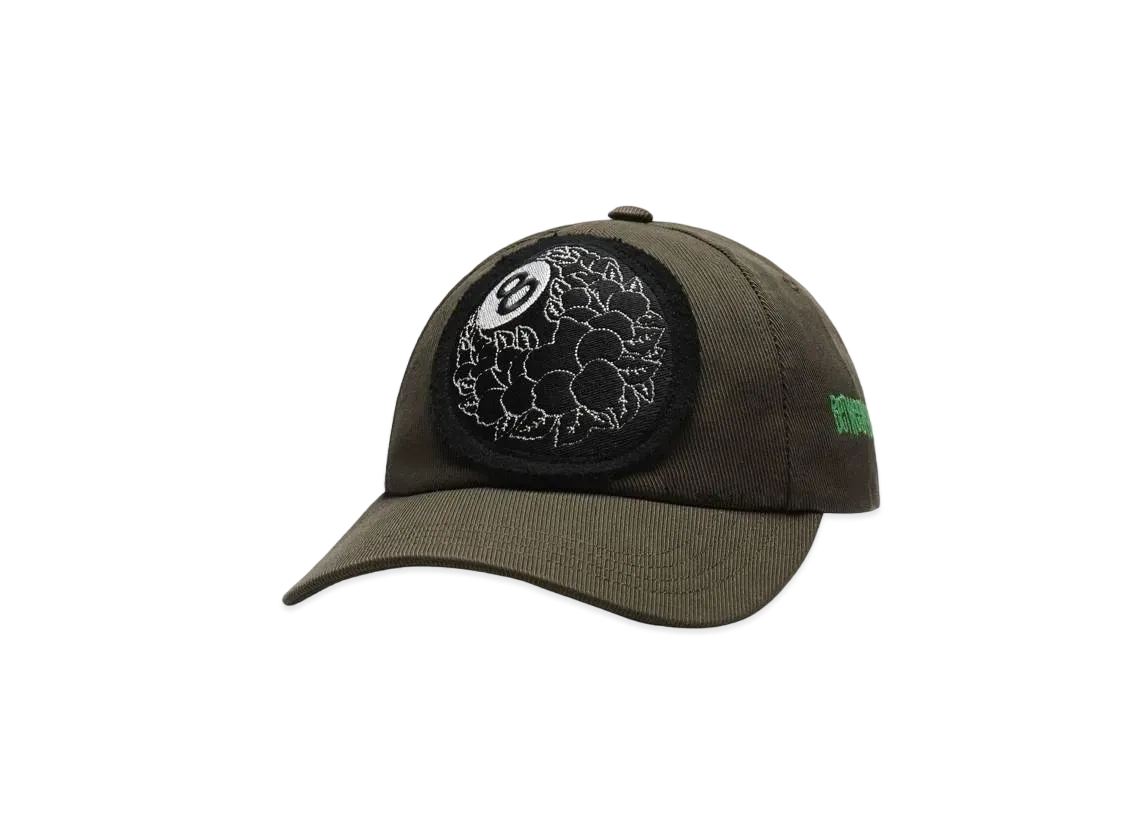 Stussy x Dries Van Noten 8 Ball Patch Cap "Khaki"